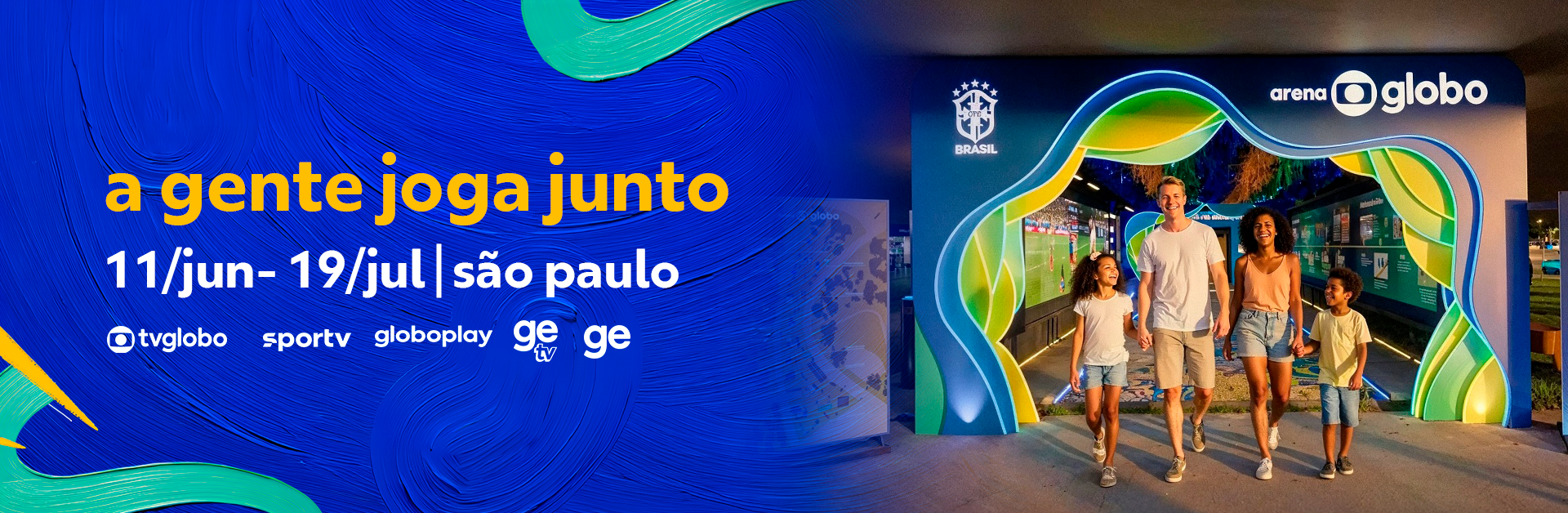 Banner principal — Arena Globo